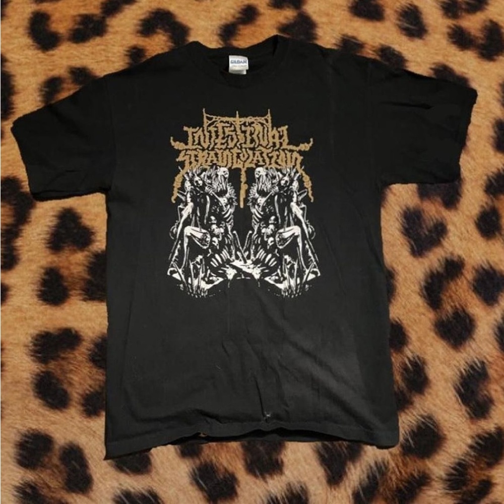 Intestinal Strangulation death metal band tee shirt, Size M